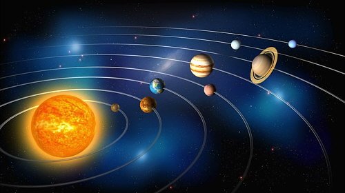 Dibujo del Sistema Solar